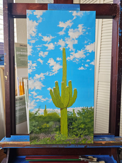 Blooming Saguaro